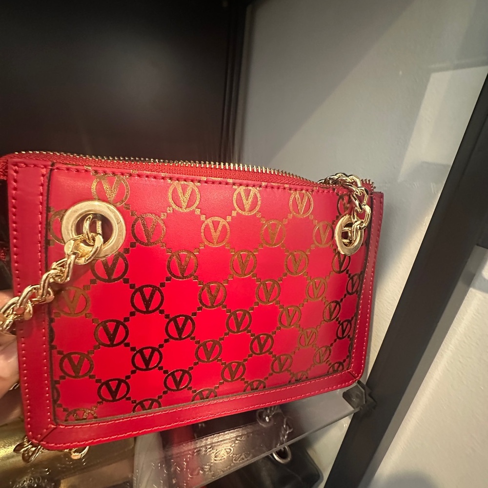 Valentino Luxury Handbag with Gold Accents - Picture 2 of 8